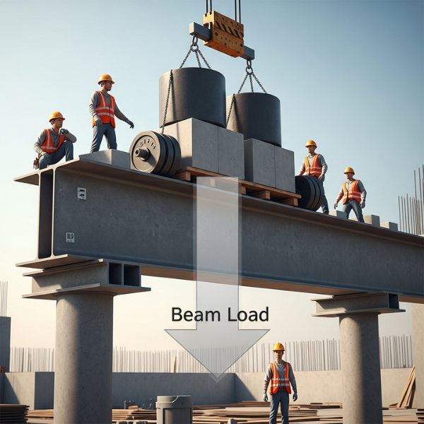 Illustration of structural engineering analysis