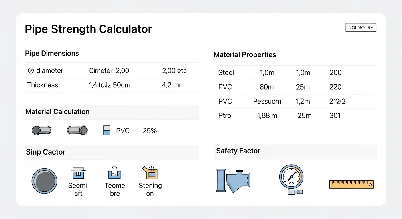 Barlow's Formula Diagram for Pipe Strength
