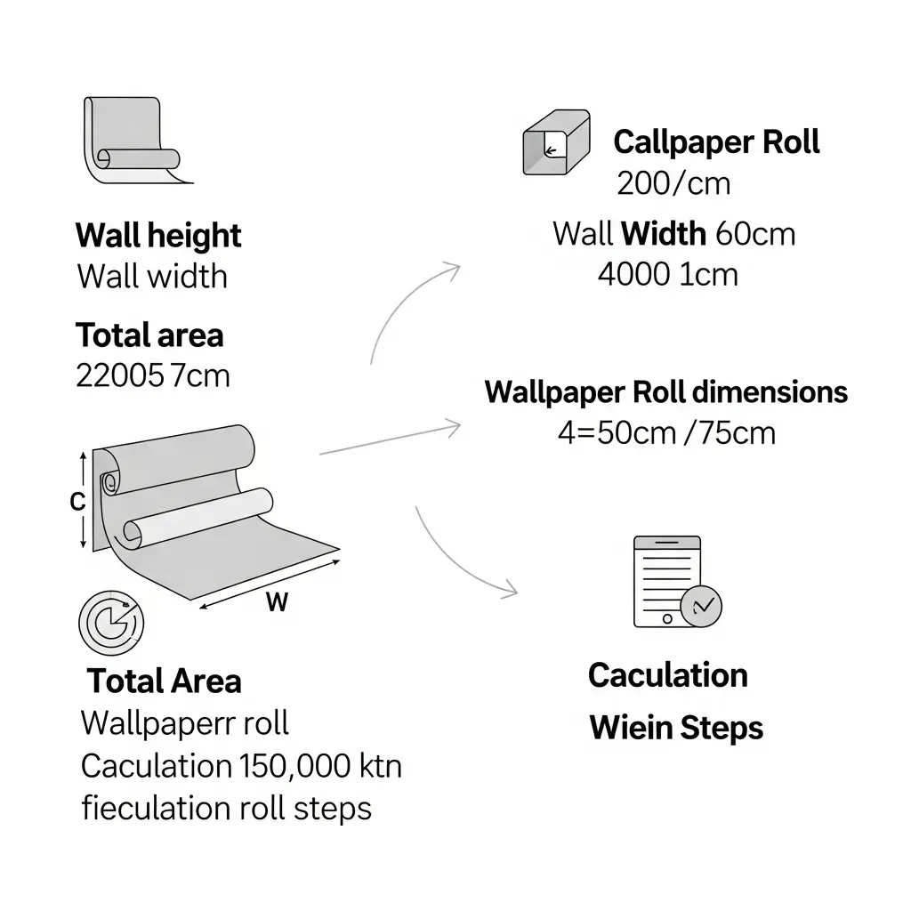 Wallpaper calculator formula illustration