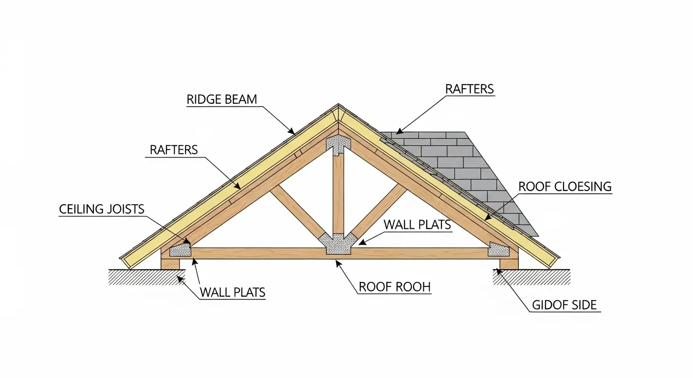 Gable Roof Diagram