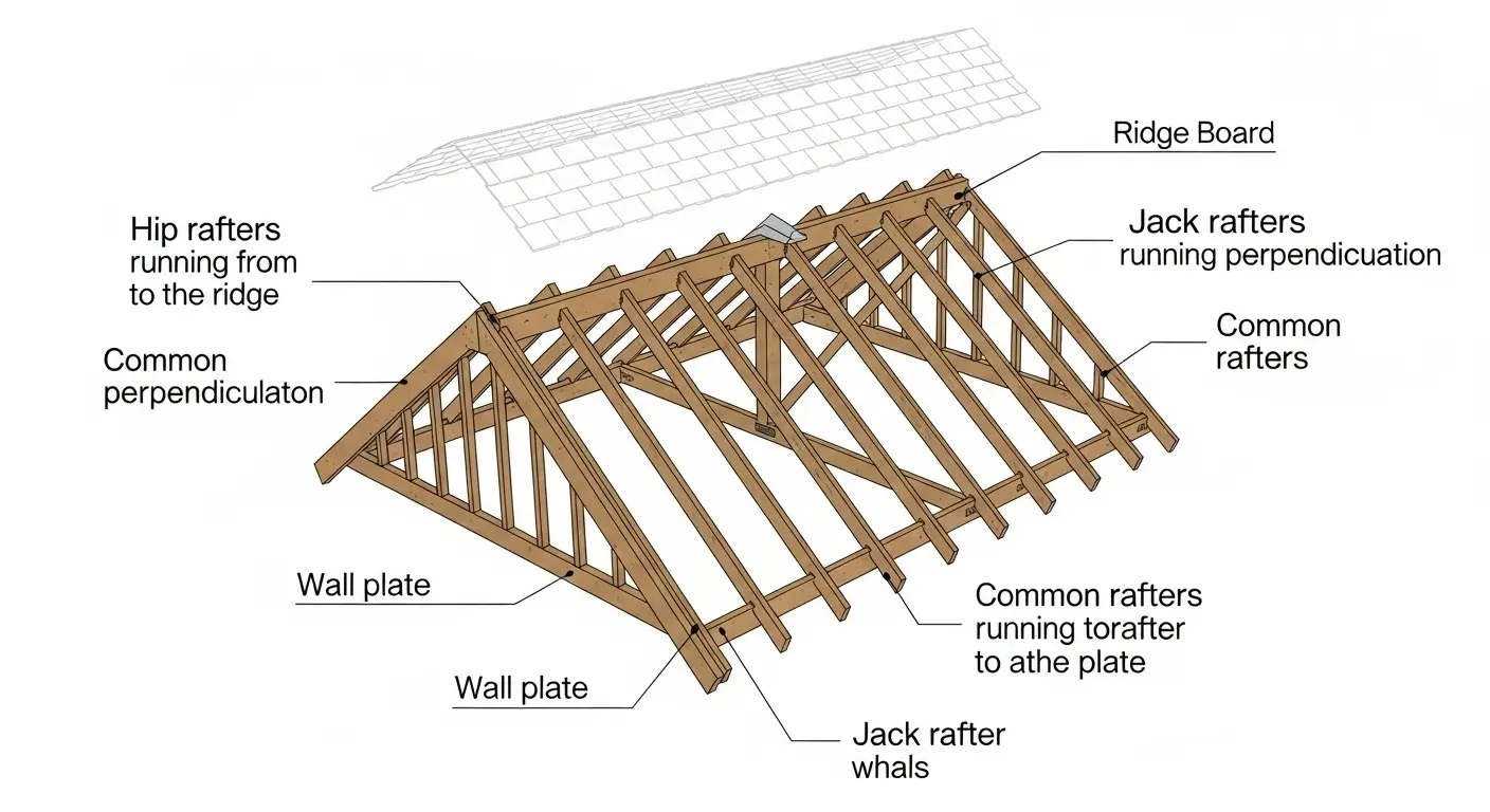 Hip Roof Diagram