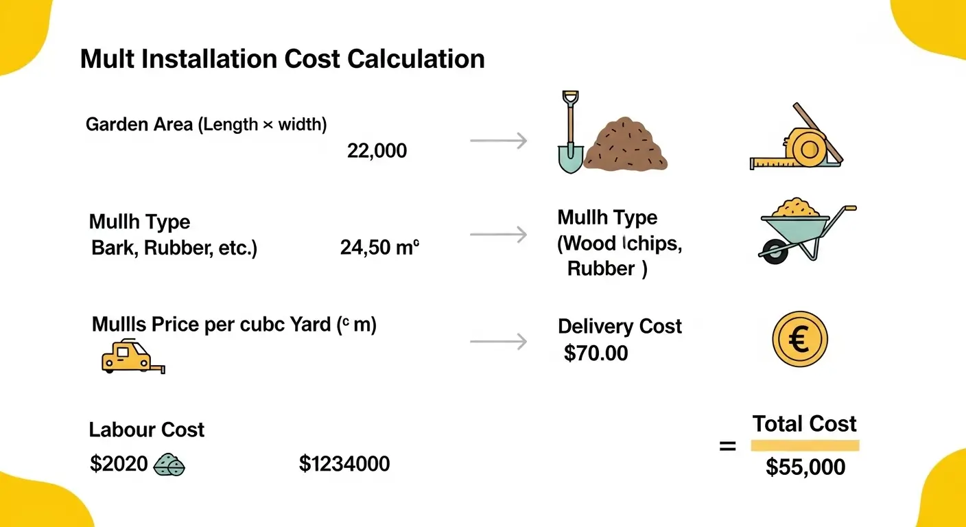 Mulch calculation formula diagram