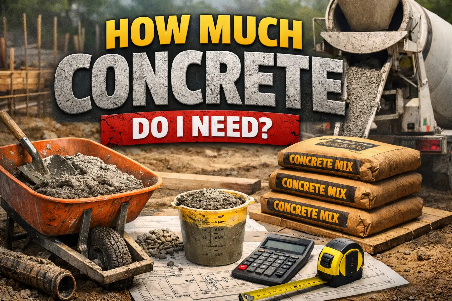 Pouring a concrete slab