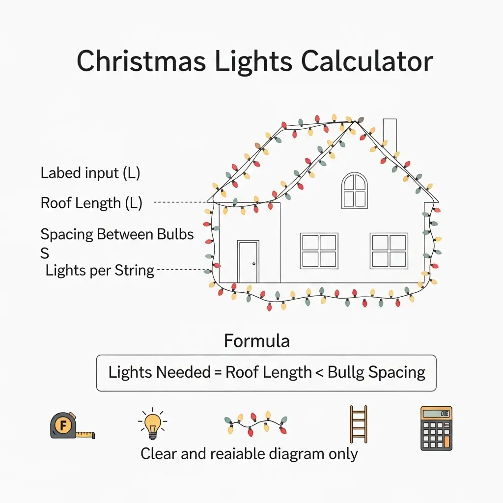 Christmas Lights Calculator | Estimate Bulbs and Light Strings