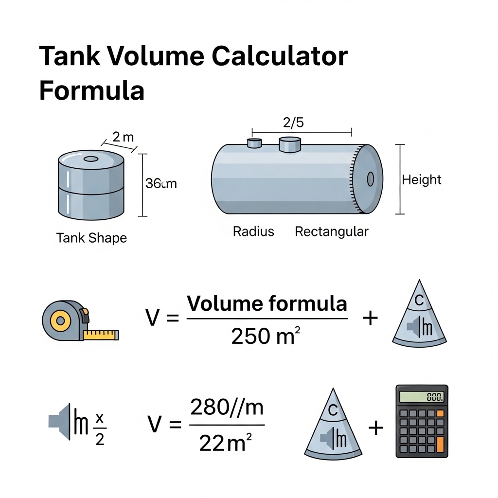 Tank Volume Formula Illustration